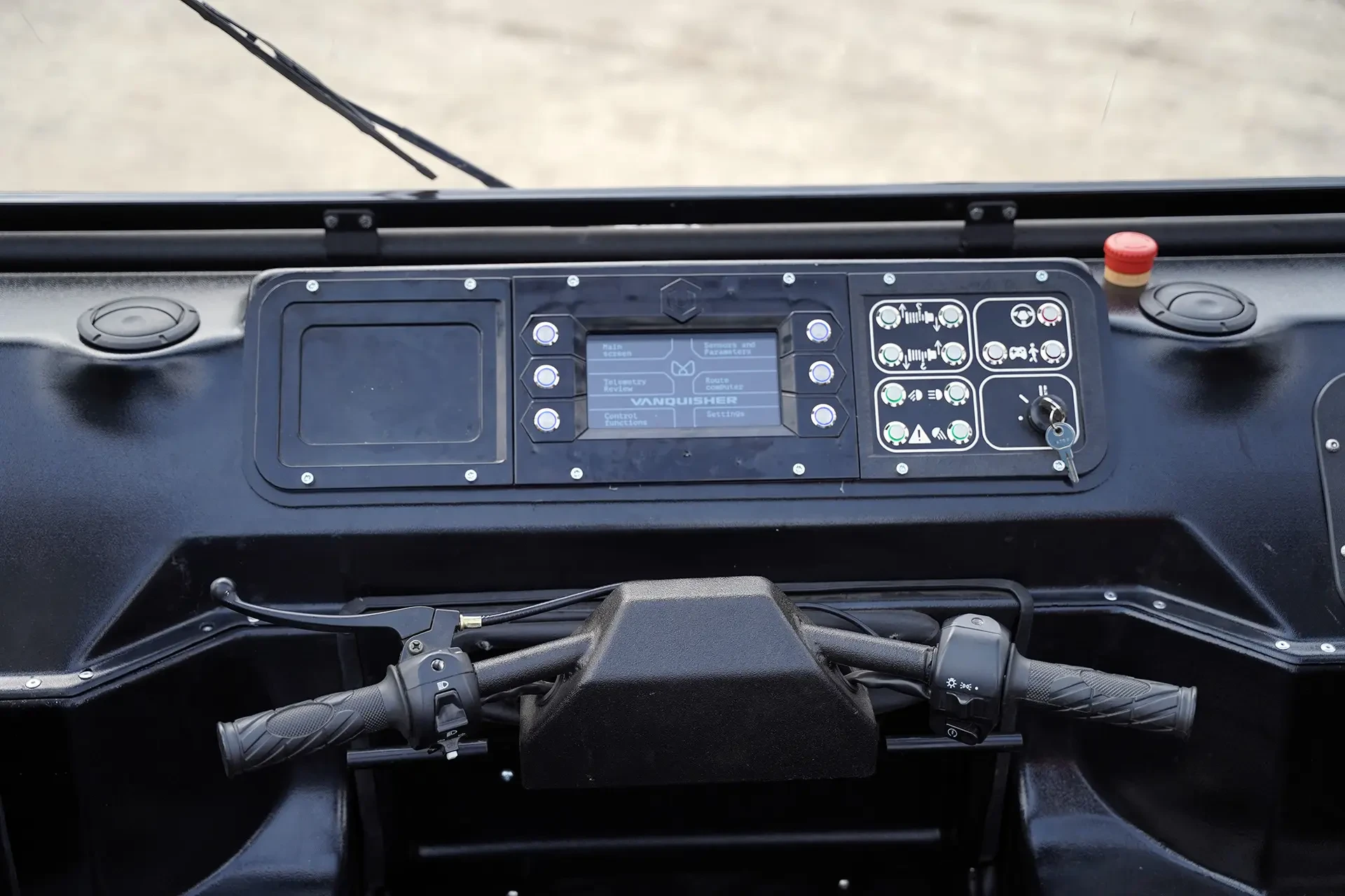 Vanquisher control console and remote-capable operating interface