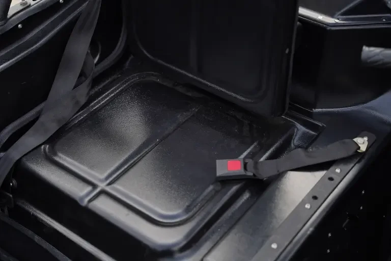 Vanquisher interior seating and transport setup