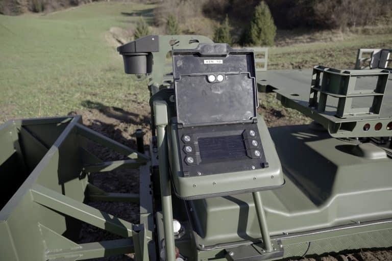 User Interface of the autonomous all terrain forklift